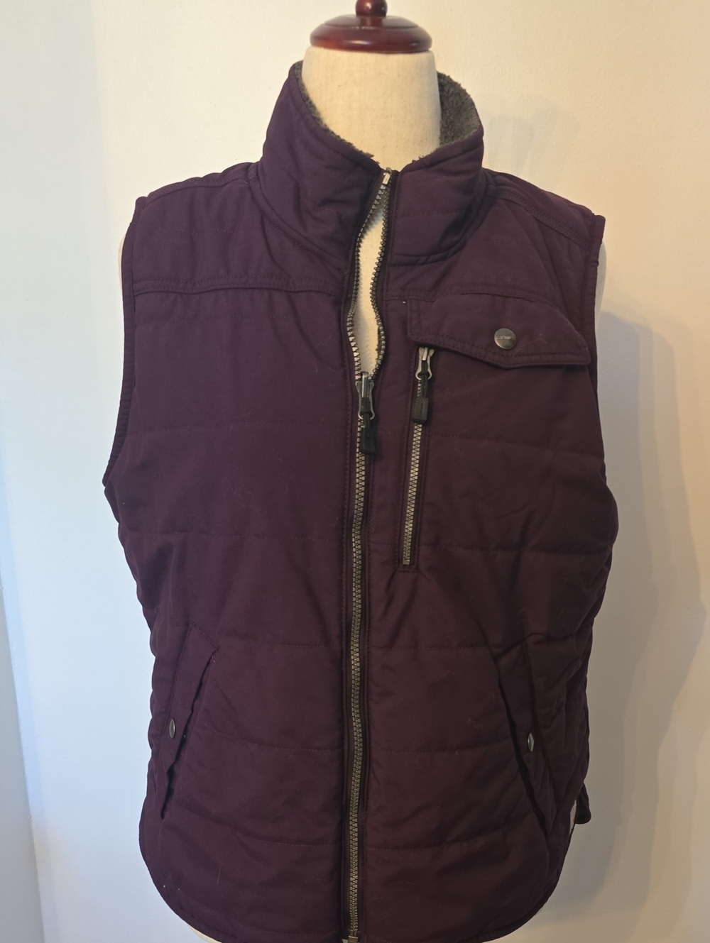 Carhartt Women's Quilted Plum Vest with Zip Pockets